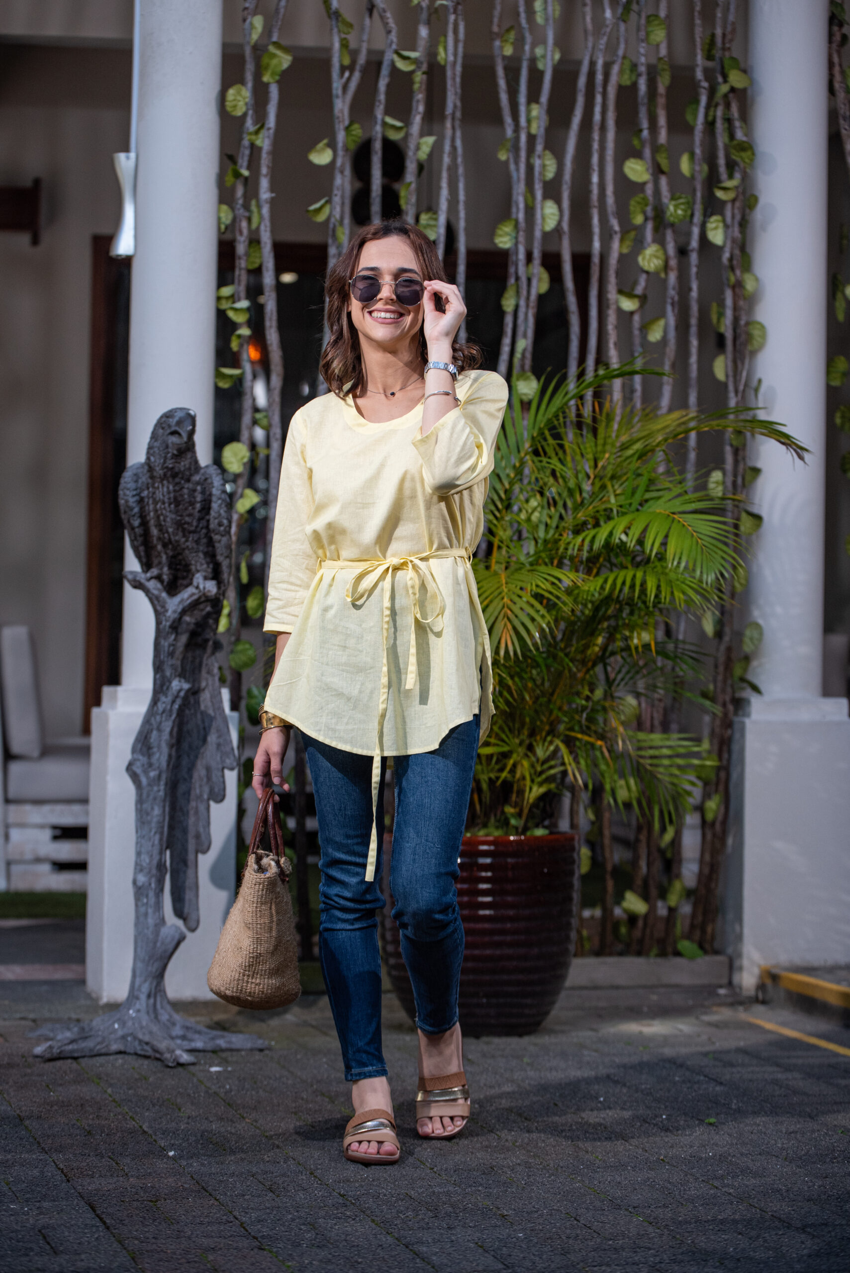 Posy Three Quarter Sleeve Tunic