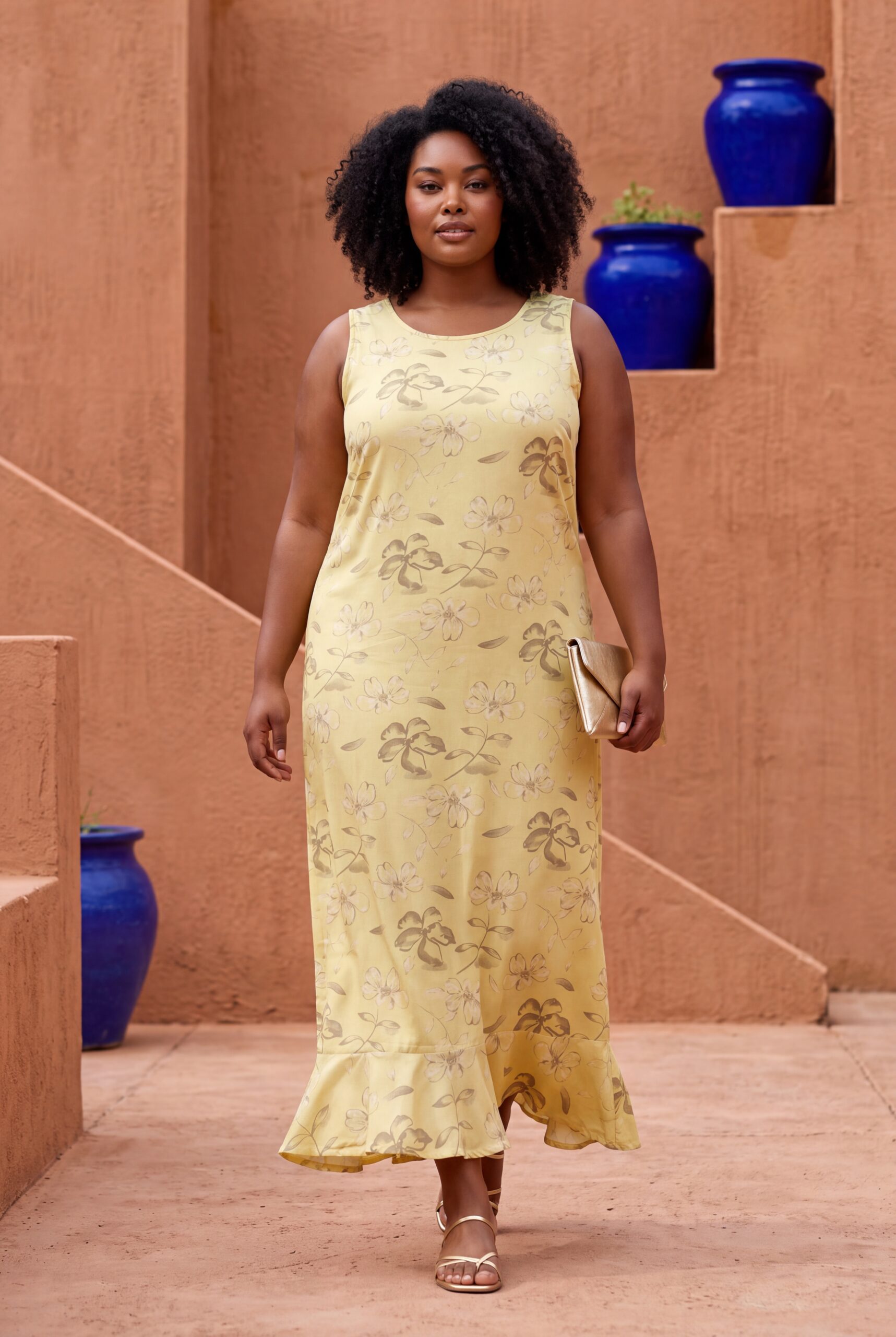 Danaé Flounce Dress