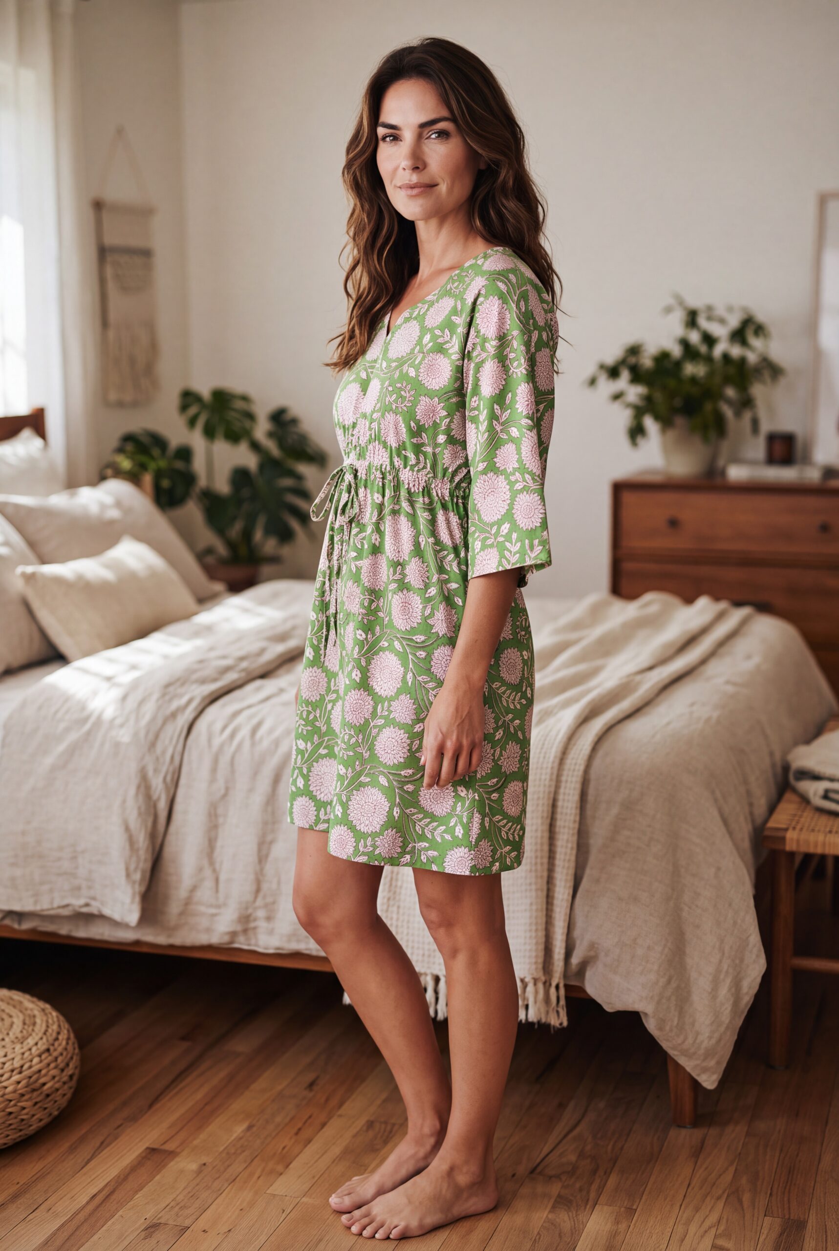 Kimono Caftan Dress - Image 3