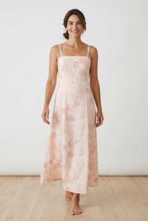 La Coquette Dress - Nude Pink