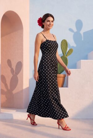 La Coquette Dress - Polka Dot