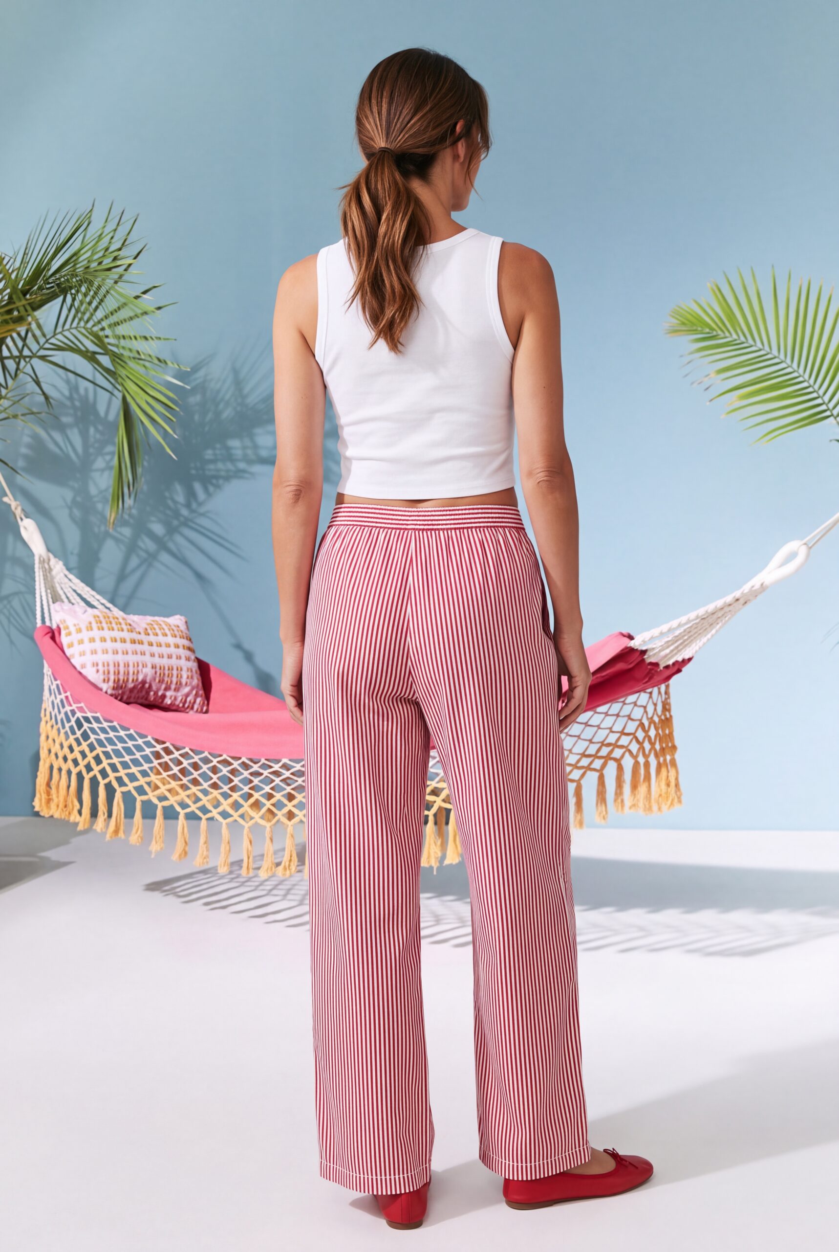 Nayo Pants - Block Printed Stripes - Image 2