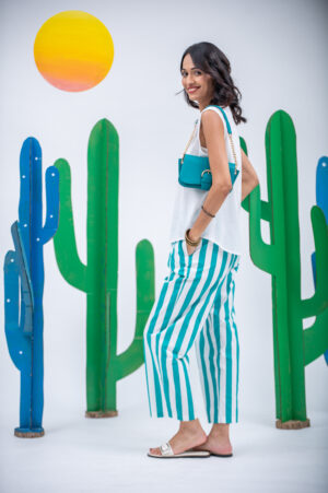 Nayo Pants - Cotton Stripes